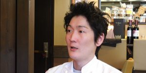 オステリア ディ クオーレ シェフ　安部貴之さん