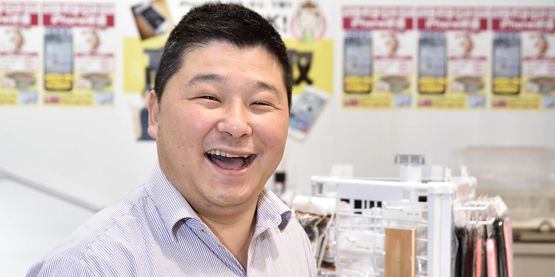 iPhone修理のリペアくん 取手店 代 表 大越 哲次さん