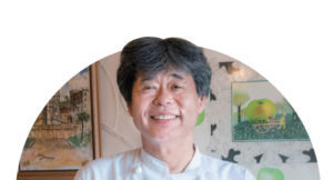 キッチ ン ポンム・ドゥ・テール　店主　宮本敏さん