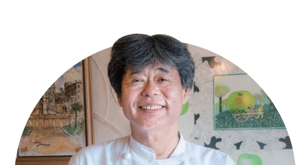 キッチ ン ポンム・ドゥ・テール 店主 宮本敏さん